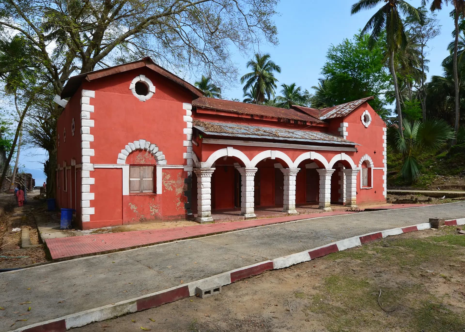 Church and bakery remains